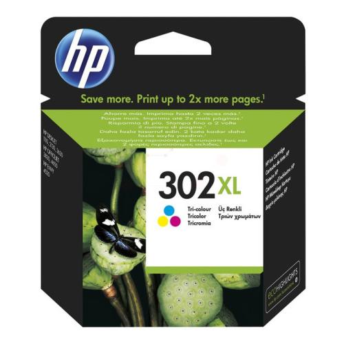 HP cartucho de tinta color (F6U67AE / 302XL) (alta capacidad)