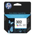 HP cartucho de tinta color (F6U65AE / 302)